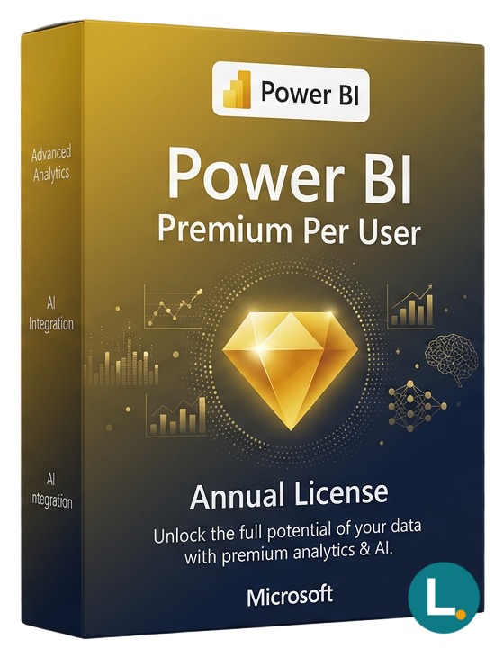 Power BI Premium por utilizador — licença anual