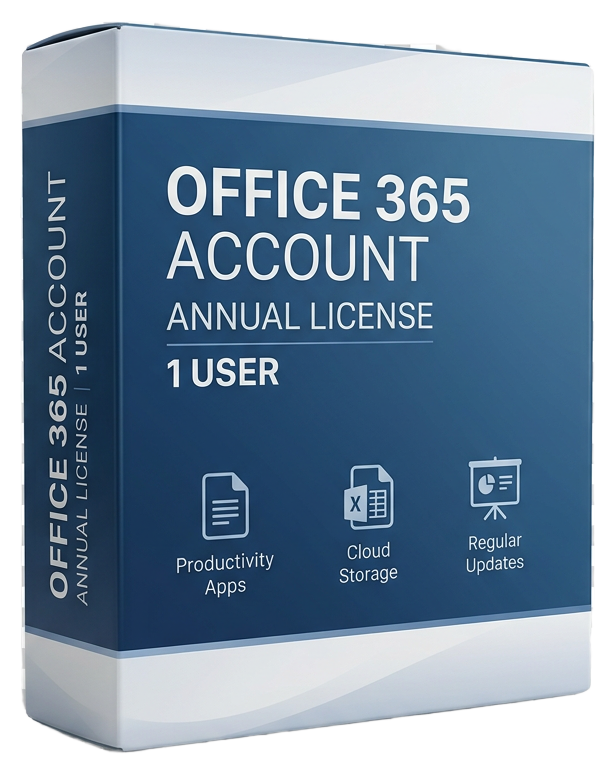 Conta Office 365 – Licença anual, 1 utilizador